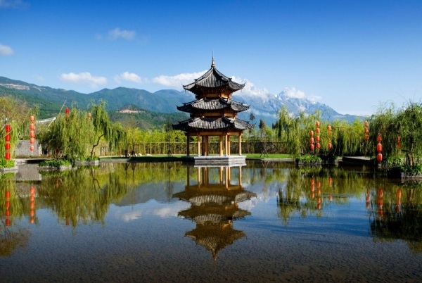 luxushotel in china exotischer atmosphäre Banyan Tree Lijiang