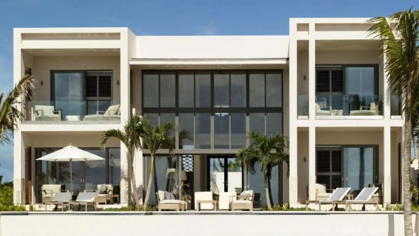 luxushotel karibik design fassade weiß
