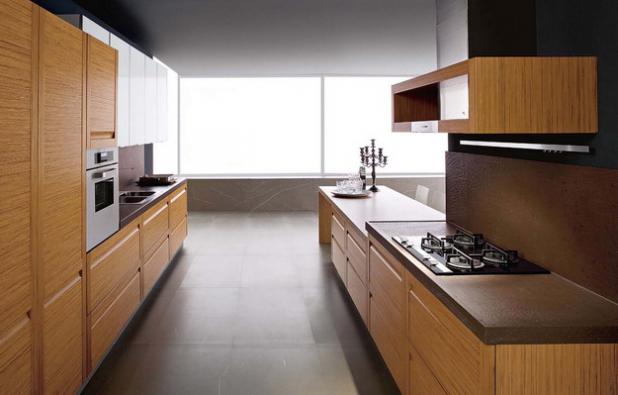 moderne Küchen Möbel Einbauküche-Holz Design