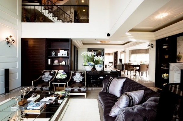 modernes zuhause mit eleganz klassisch design balkon