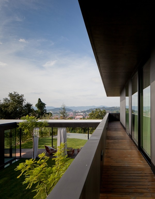 modernes haus portugal aussicht balkon