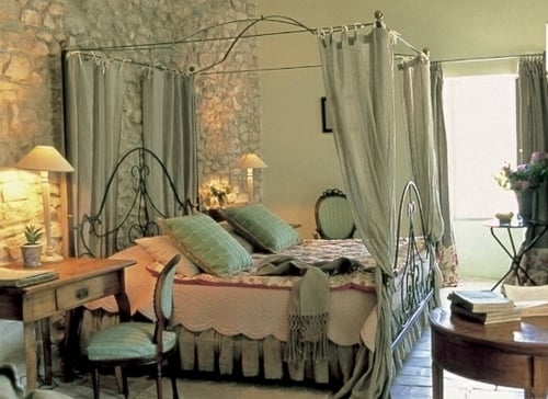 romantisches Schlafzimmer-Landhausstil 