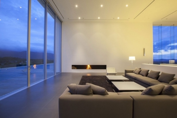 hausdesign im minimalistischen stil wohnzimmer