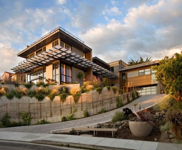 Ökohaus Design Holz nachhaltige grüne Architektur