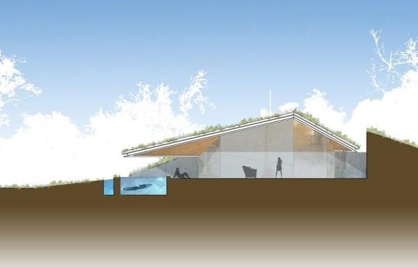Architekten Haus-Bercy Chen Studio-Seiten ansicht