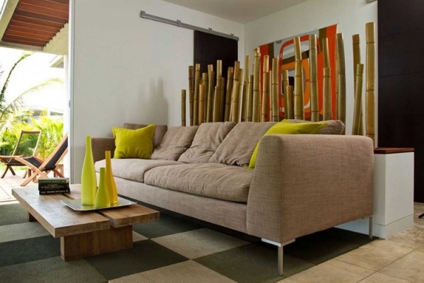 Bambus Deko-Wohnzimmer Relaxsofa Design