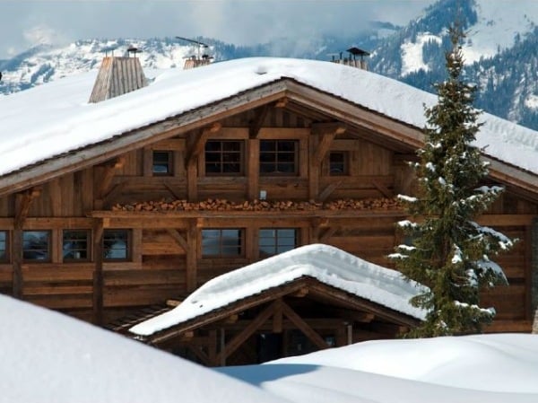 Berghütte Alpen-Rustikale Einrichtung