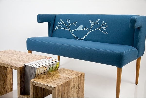 Blaue Couch-Pure Designer Sofa