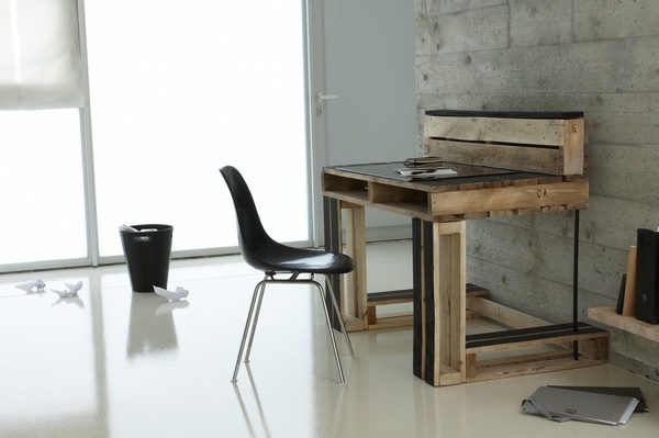 Büromöbel Holzpaletten-modernes Innen Design