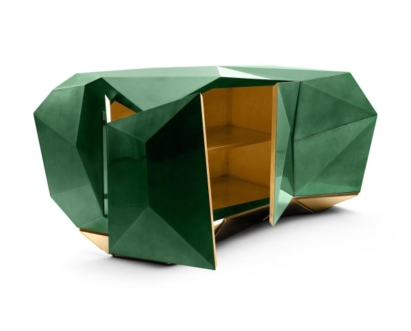 Designer Sideboards Boca do Lobo diamond emerald grün