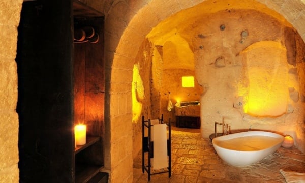 Einbaubeleuchtung Badezimmer-Hotel Mittelalter 