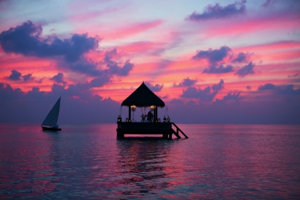 Exotische Villa-5 Sterne-Resort Malediven