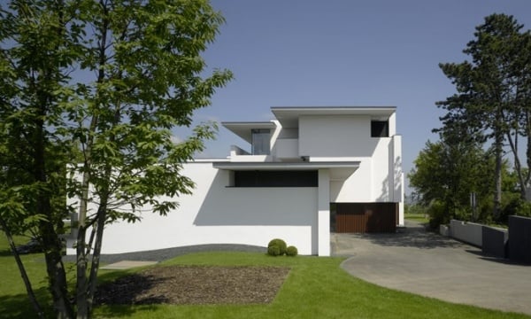 Flachdach-Haus Modern Design-Wohnideen Trends Architektur