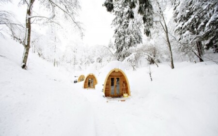 Flims Schweiz-Schneehütten Hotel POD