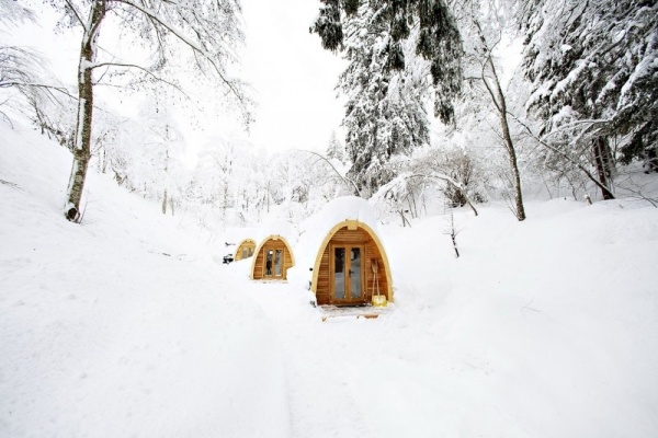 Flims Schweiz-Schneehütten Hotel POD