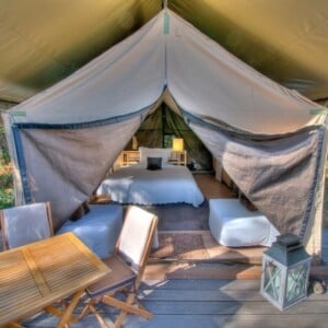 Glamping cooles Campingzelt-Frankreich