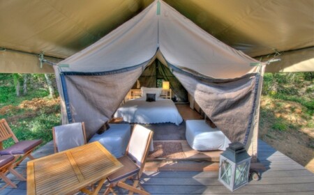 Glamping cooles Campingzelt-Frankreich