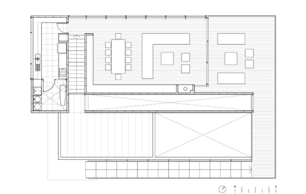 Haus Bauplan-zweite Etage