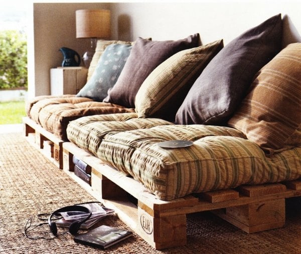 Holz Paletten Möbel-rustikales Sofa 