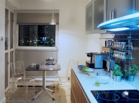 Ideen Küchendesign Acryl-Stuhl Design-transparente Möbel