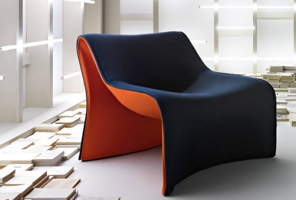 Jehs Laub-Design Sessel-Polyester Möbel