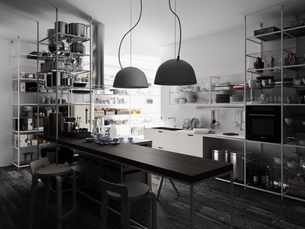 Küche Industrie Inspiriert Pendelleuchten Design