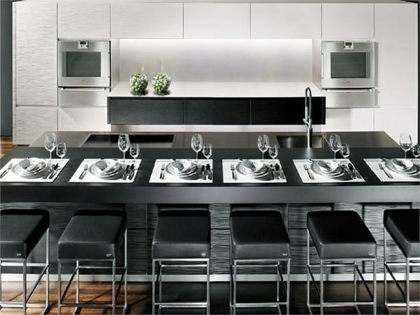 Küchen Theke-minimalistisches Design 