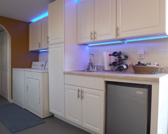 LED Leiste blau küche unterschrankbeleuchtung