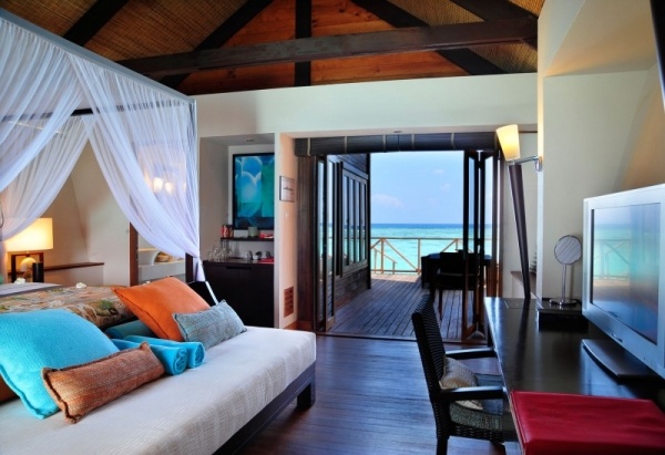 LUX Maldives suiten schlafzimmer suiten angenehmes raumgefühl