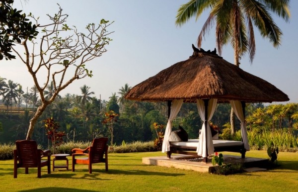 Luxus Villa Garten-Pergola im tropischen Stil Design Ideen