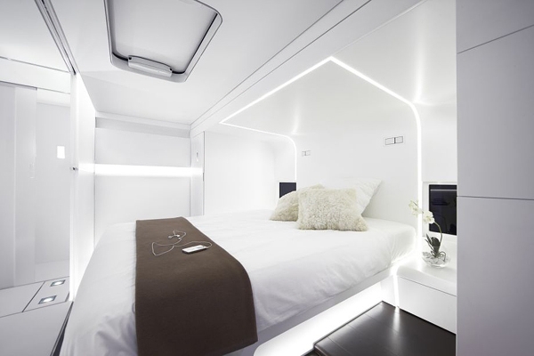 Luxus Caravana schlafzimmer weiß led leuchten a-cero