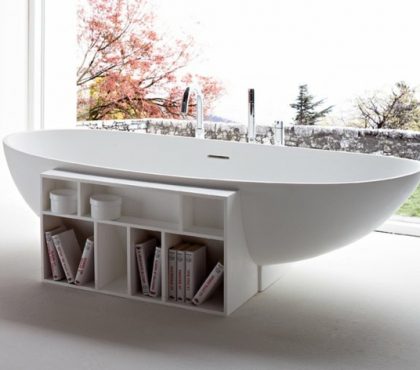 Moderne Badewanne Stauraum-italienische Designs