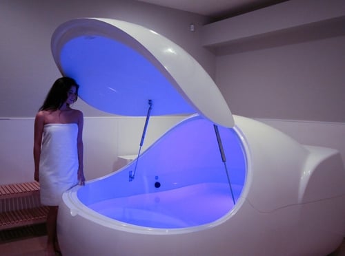 Moderne Badewanne i-sopod entspannung innovation