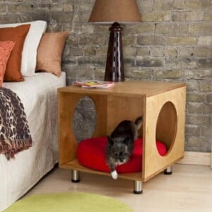 Nachttisch Hundebett-kreative Design Ideen