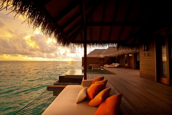 Ozean Villa Terrasse-Malediven Resort