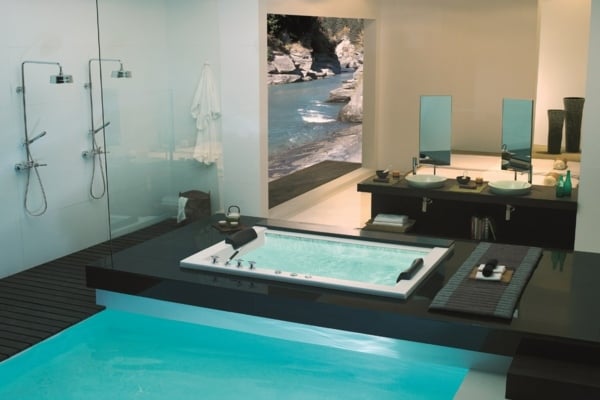 Pool Badewanne Luxus Badezimmer 