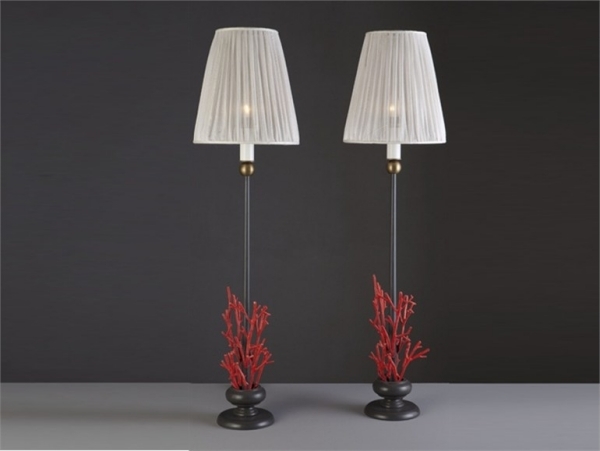 Schmiedeeisen Leuchten-Stehlampe Corallo Design