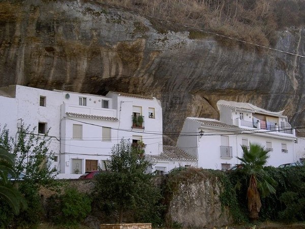Setenil de Las Bodegas-Spanien Häuser-im Fels