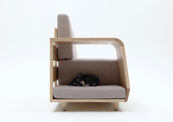 Sofa Hundebett Design Ideen multifunktionale Möbel