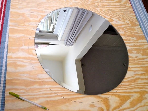 Spiegel mit Holzrahmen-Design bastelideen