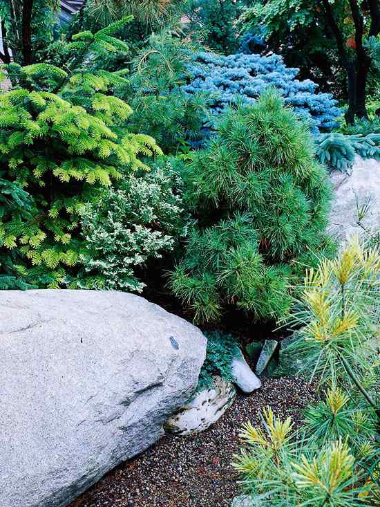 Stein Garten-günstige Gartengestaltung Ideen