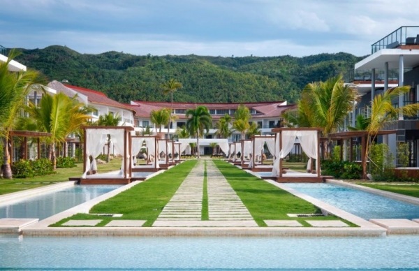 Sublime Samana ferienvillen massage spa pavillons pool
