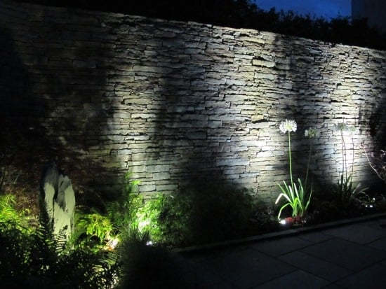 Terrassen Akzentbeleuchtung-Gartenlicht