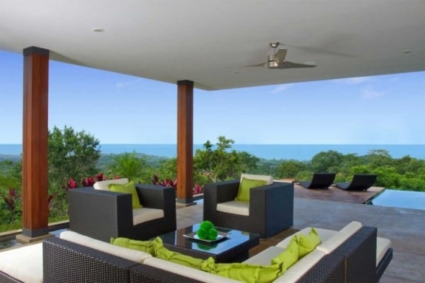Terrassen Möbel-Rattan moderne-Villa Design