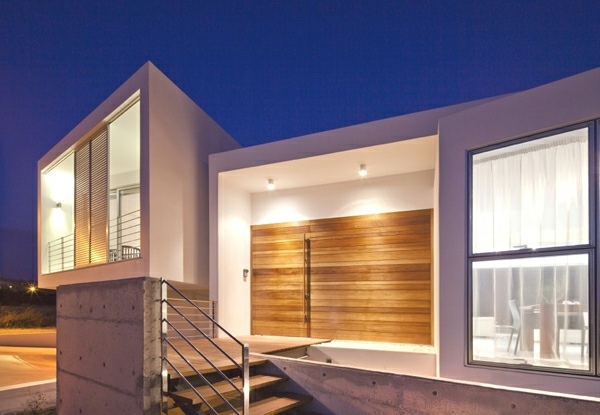 Treppenhaus außen Design-Ideen Haus 