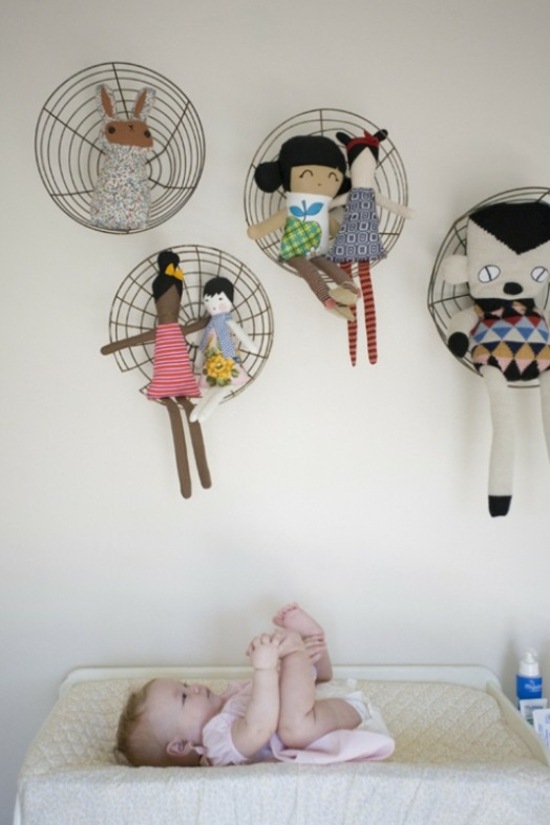 Wanddeko Wickelauflage Babyzimmer