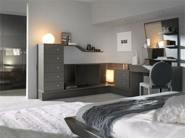 Wandregale Schlafzimmer - platzsparend für kleine Zimmer