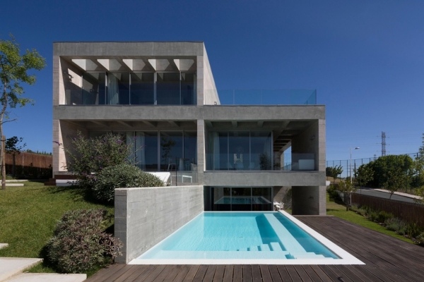 Haus mit Pool Flachdach-Lissabon Portugal