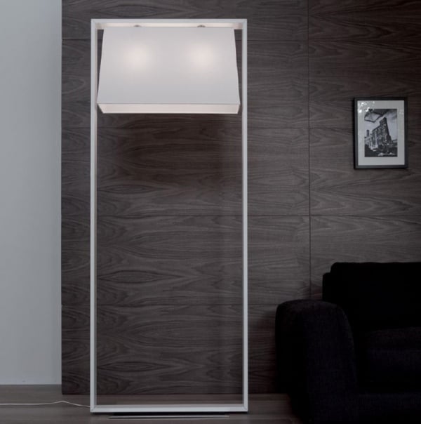 designer stehlampen von contardi frame weiß