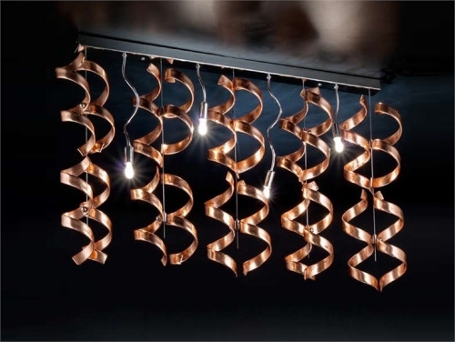 designer stehlampe von metal lux kupfer optik